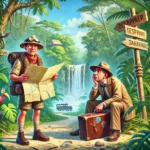 the traveler hired the wrong tour guide​
